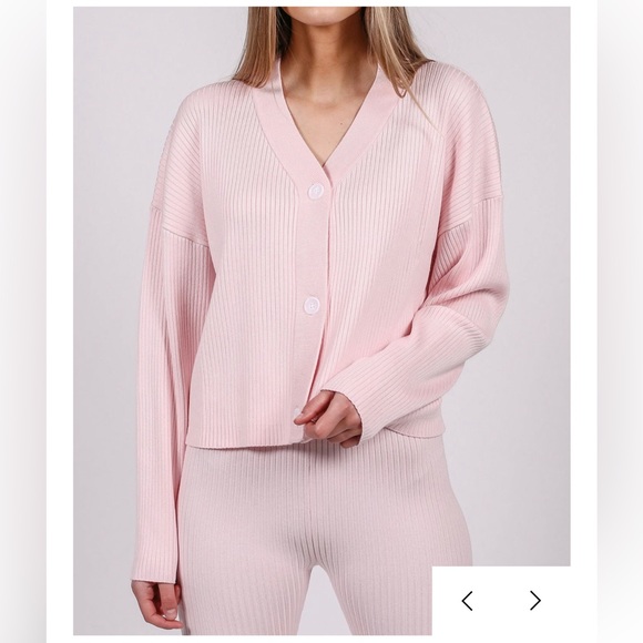 Brunette the label ribbed cardigan - Picture 2 of 5